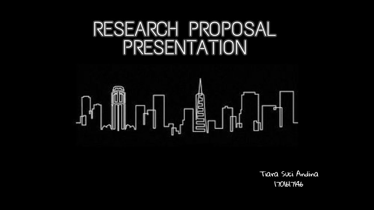 research proposal presentation on youtube