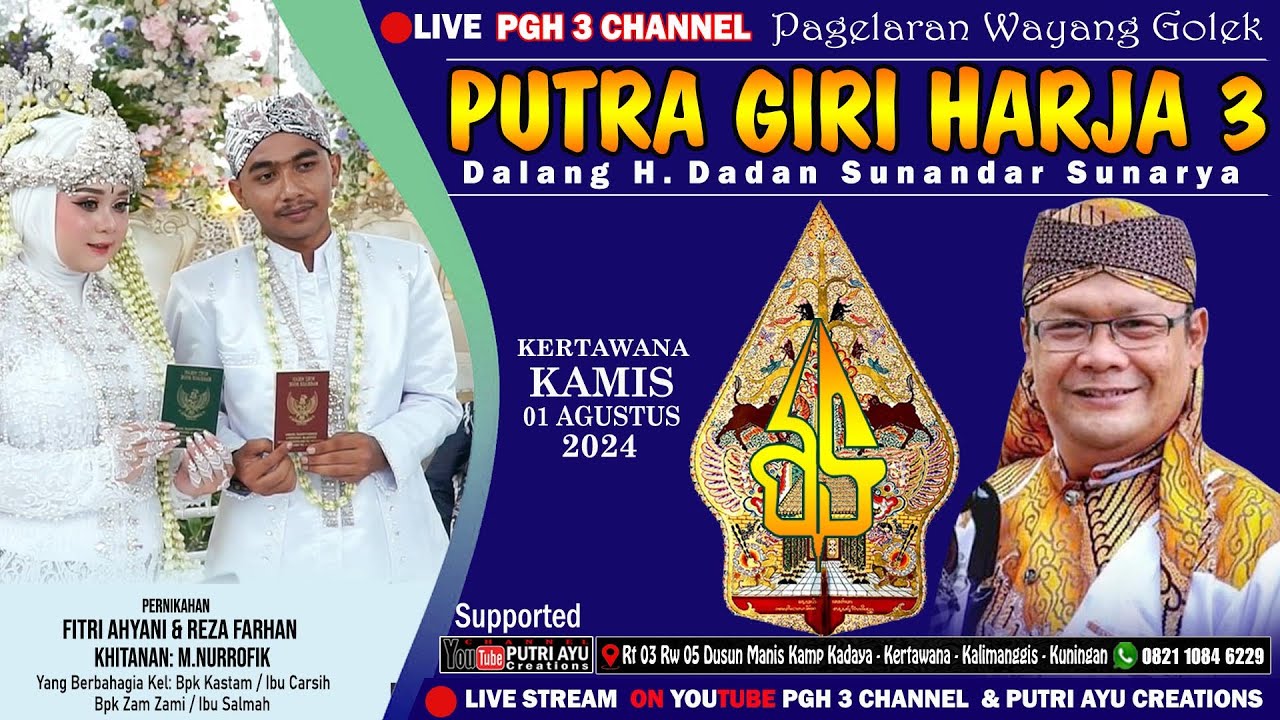 [DELAY] PAGELARAN WAYANG GOLEK PUTRA GIRIHARJA3 H. DADAN SUNANDAR - KALIMANGGIS KUNINGAN