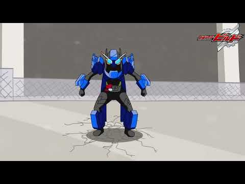 ANIME:KAMEN RIDER BUILD TANK TANK FORM FROM RABBIT RABBIT HENSHIN SCENE(FANMADE)!