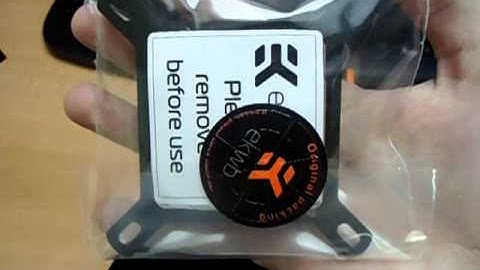 EK Water Blocks EK-Supreme HighFlow Universal - Nickle Acetal unboxing