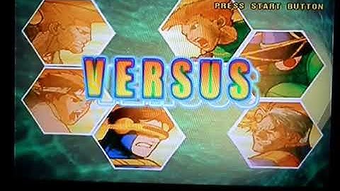 Marvel vs Capcom 2(Dreamcast)-Guile/Ryu/Cyclops Playthrough