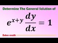 Solving an exponential differential equation