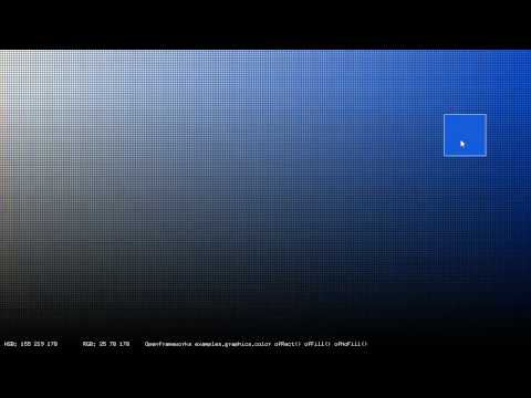 OpenFrameworks Color Example