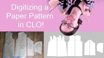 Digitizing a Paper Pattern in CLO!