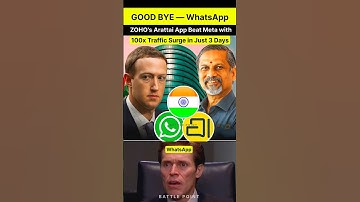 Zoho’s Arattai App Goes Viral 🇮🇳 3.5 Lakh Daily Sign-ups | The New WhatsApp Rival from India #shorts