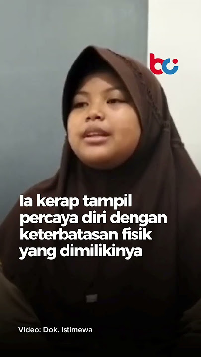 Keterbatasan Fisik Tak Membuat Pelajar SMPN 2 Cianjur Ini Minder #shorts #siswa #keterbatasan