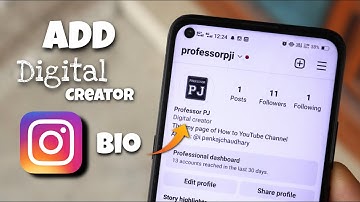 How to Add Digital Creator on Instagram Bio