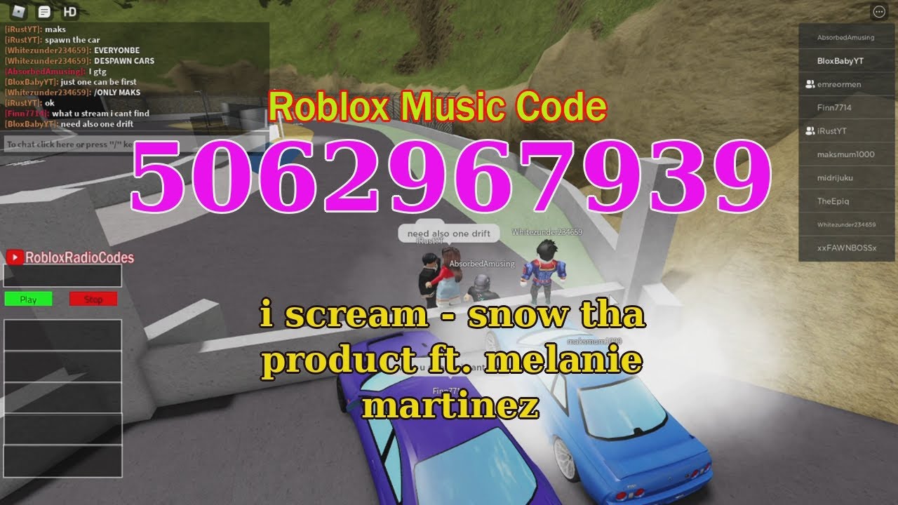 I scream - snow tha product ft. melanie martinez Roblox Music Code 