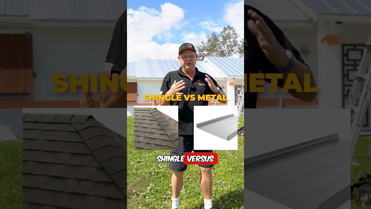 Metal vs Shingles Melbourne, FL - JT Roofing