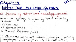 Unit:4 | Lateral Load Resisting System | Prashant YT | Earthquake Engineering | TU,PU,KU,PoU,MU |