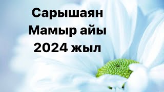 Сарышаян 2024 жылдың Мамыр айына арналған Таро жорамалы