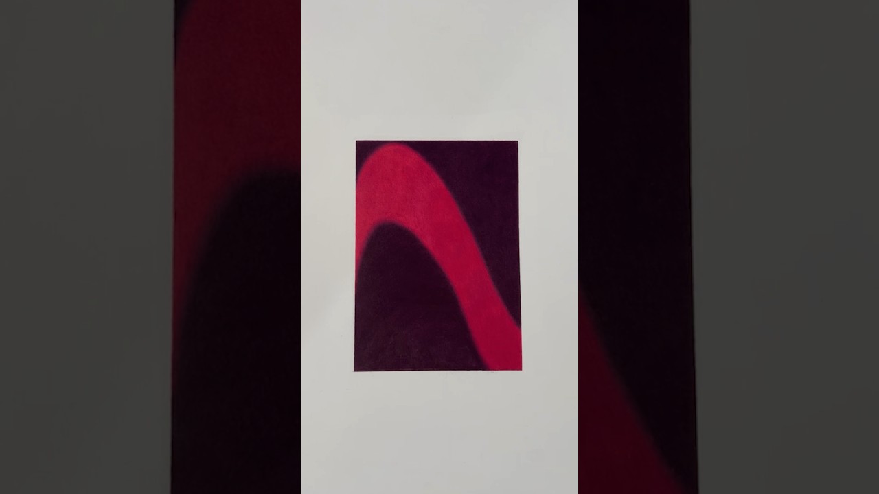 Watch until the end to see the reveal 🎨✨ #artshorts #drawing #abstractart