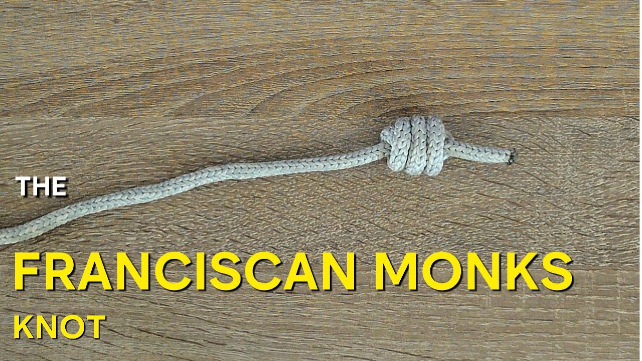 How to tie a Franciscan monks knot Stopper knot YouTube