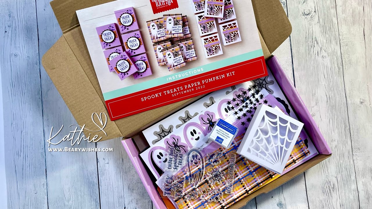 Paper Pumpkin September 2022 Spooky Treats Unboxing - YouTube