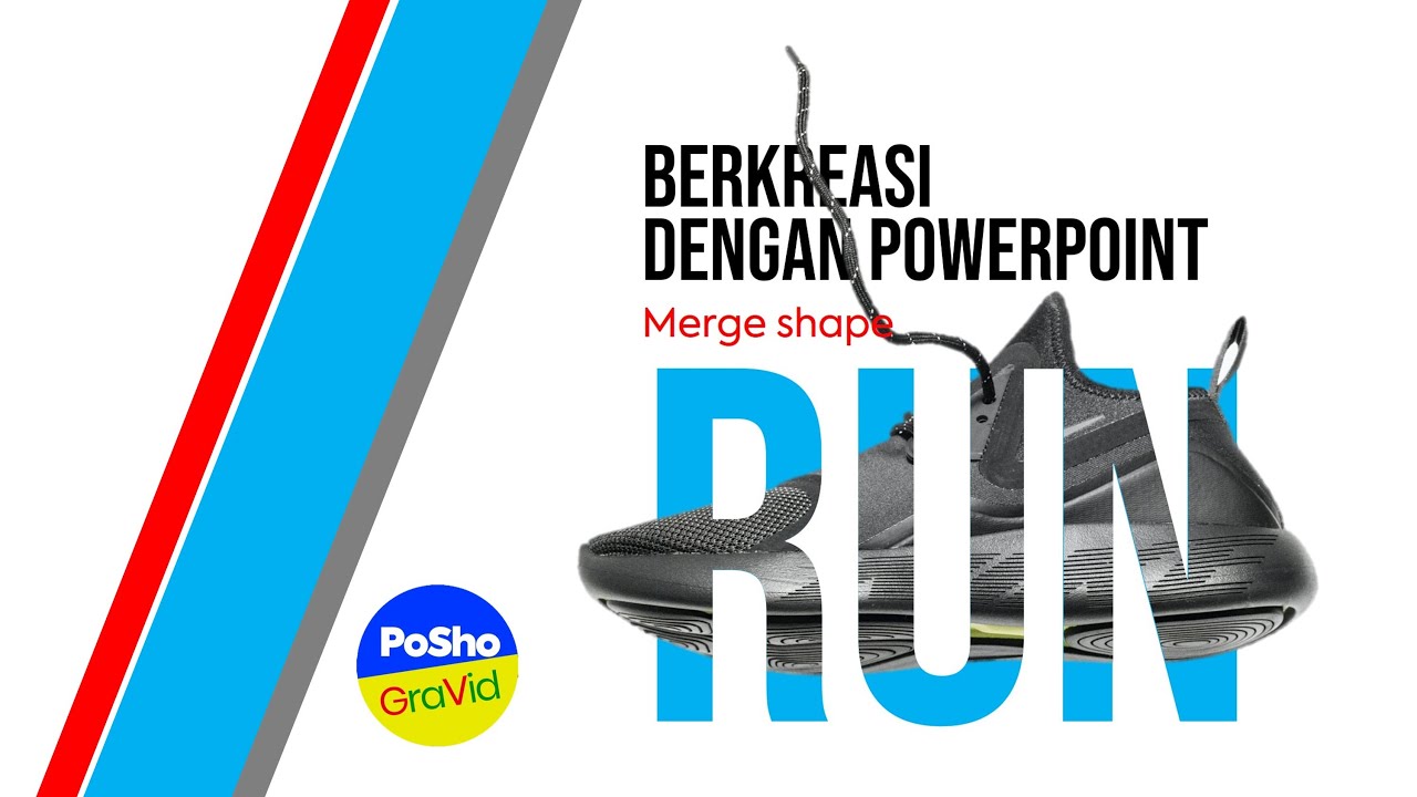 tutorial powerpoint keren menggunakan intersect & substract - YouTube