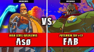 GGST | Aso (Goldlewis) VS FAB (Potemkin) | Guilty Gear Strive High level gameplay