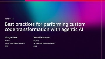 AWS re:Invent 2025 - Best practices for performing custom code transformation with agentic AI-MAM344