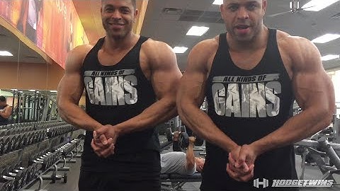 Chest & Shoulder Bodybuilding Workout @hodgetwins