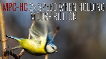 MPC-HC like YouTube - 2x speed on mouse held, preview on seekbar and more