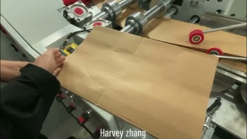 Manual of paper bag making machine