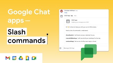 Google Chat apps - Slash commands
