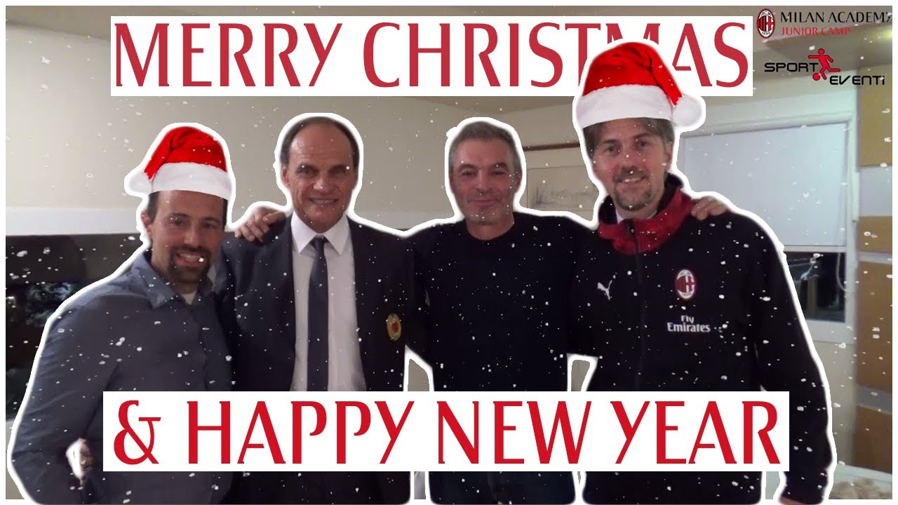 Milan Buon Natale.Buon Natale E Felice Anno Nuovo Milan Junior Camp Calcio Natale Milancamp Milan Acmilan Youtube