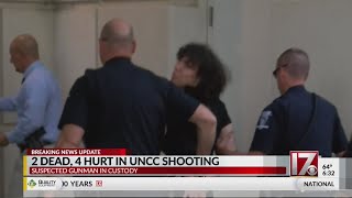 UNC Charlotte shooting suspect charged with 2 counts of murder