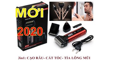 Tông Đơ 3 Trong 1 Cắt Tóc Cạo Râu Tỉa Lông Mũi