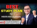 The best study plan for neet  jee aspirants by prof shivraj motegaonkar sir  rcc pattern