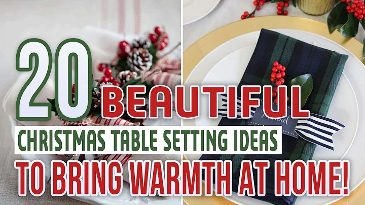 20 Beautiful Christmas Table Setting Ideas To Bring Warmth At Home