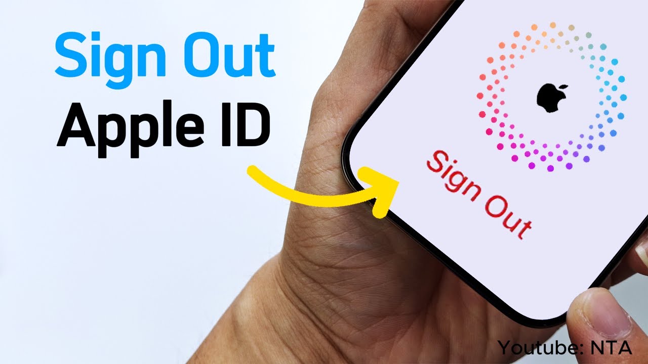 Sign Out Screen Ios How to Sign Out Apple ID on Your iPhone - YouTube