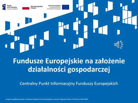 Fundusze Europejskie na założenie działalności gospodarczej.