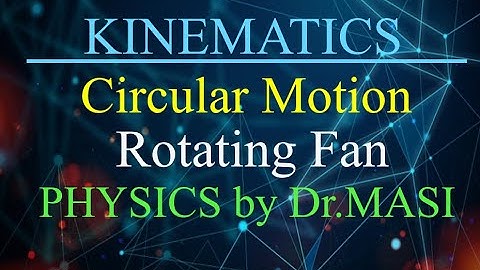 Rotating Fan Circular Motion - Physics