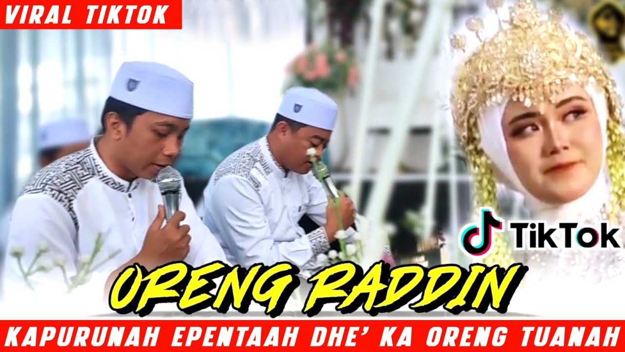 VIRAL TIKTOK KAPURUNAH EPENTAAH (ORENG RADDIN) LAGU MADURA VERSI HADROH MAJELIS NUHIDA