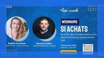 [WEBINAIRE] Choisir et implémenter une solution si achats en mode SaaS (avec PROACTIS)