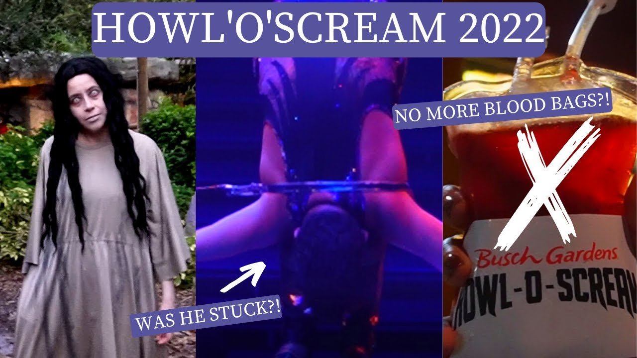 Finding the last BLOOD BAG?! Howl'O'Scream 2022 Busch Gardens Tampa