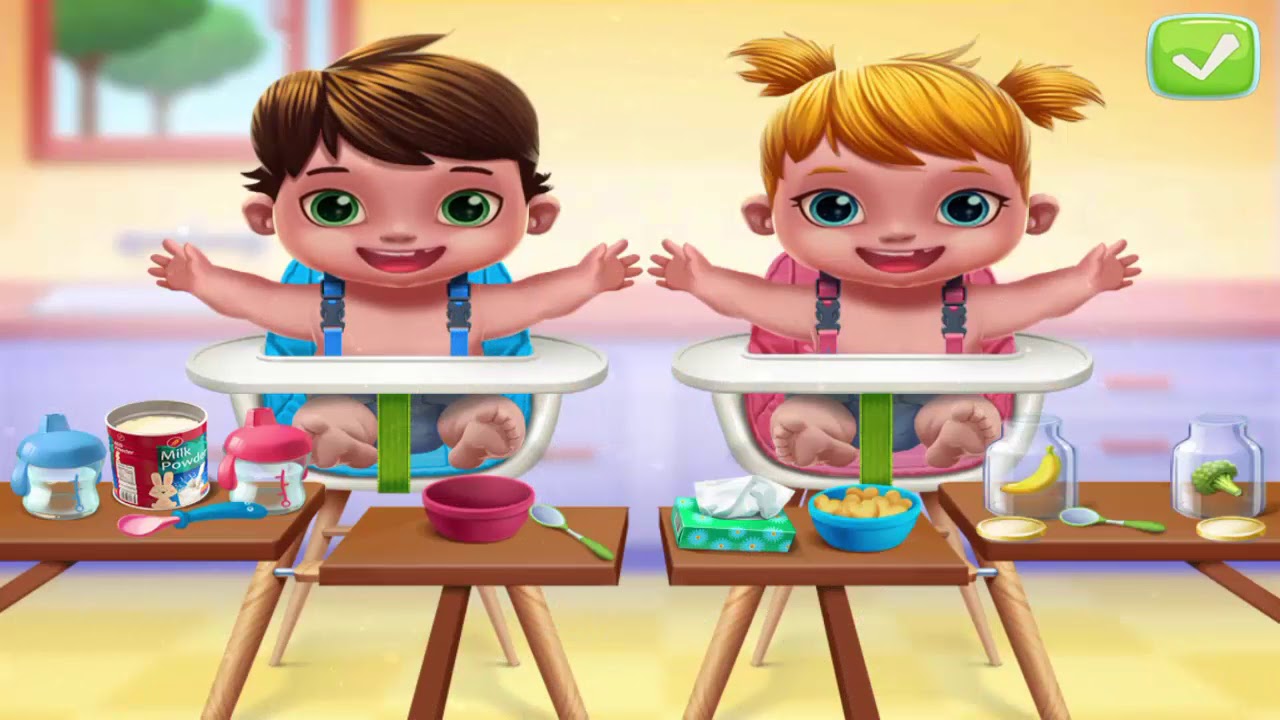 Fun Care Kids Games Take Care Of BabySitter 3 First Day Mania Baby care