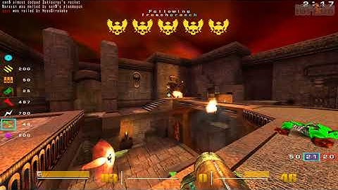 Quake 3 OSP: froschgrosch second place on dm13 (6/13/21)