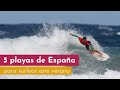 Las 5 mejores playas de España para hacer surf