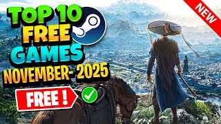 Top 10 New Free Steam Games To Play November 2025