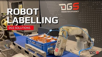 Robot Labelling Boxes and Crates | DGS Processing Solutions