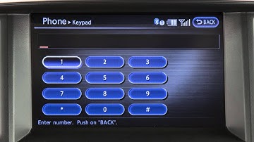 2015 Infiniti QX60 HEV - Receiving and Ending a Call (if so equipped)