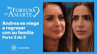 Mi fortuna es amarte 3/3: Benja trata de consolar a Natalia cuando la ve llorando por Andrea | C-15