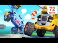 Police Car Vs Construction Truck | Who’s the Best Monster Car? | Kids Songs | BabyBus