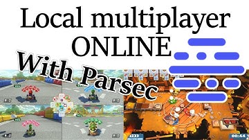 Play Local Multiplayer Games online with Parsec!