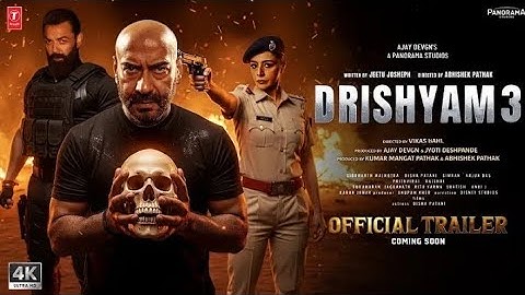 DRISHYAM 3 - Official Trailer | Ajay Devgn, Tabu, Shriya Saran,Akshaye Khanna | Jeethu Joseph - 2026