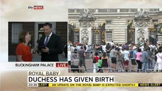 Sky News Break News Of Royal Baby Birth
