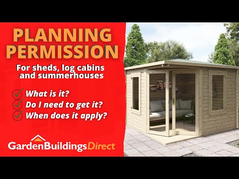 Planning Permission For Sheds, Log Cabins & Summer Houses (UK)