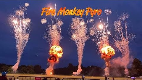 Fire Monkey Pyro Lights Up Weston Park 2024 £23K Fireworks Display