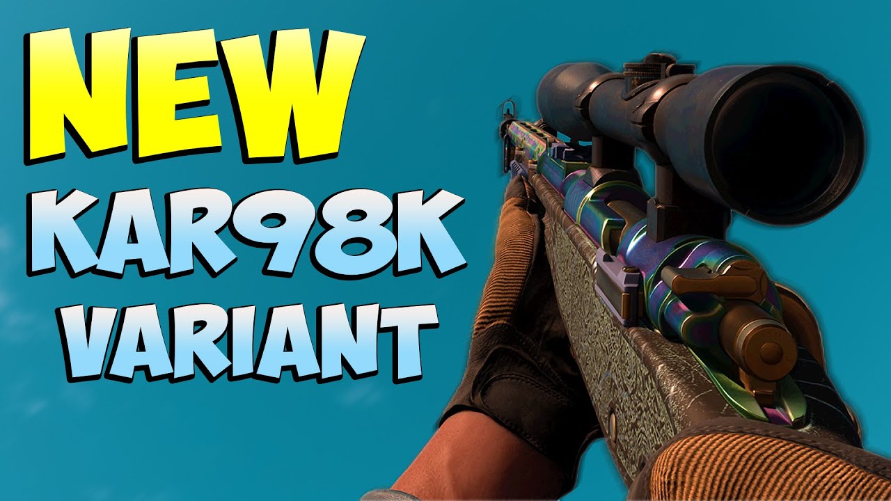 NEW KAR98K Sniper Variant "Butterfly Kisses" (MODERN WARFARE) YouTube